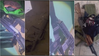 Se aseguraron armas largas, granadas,