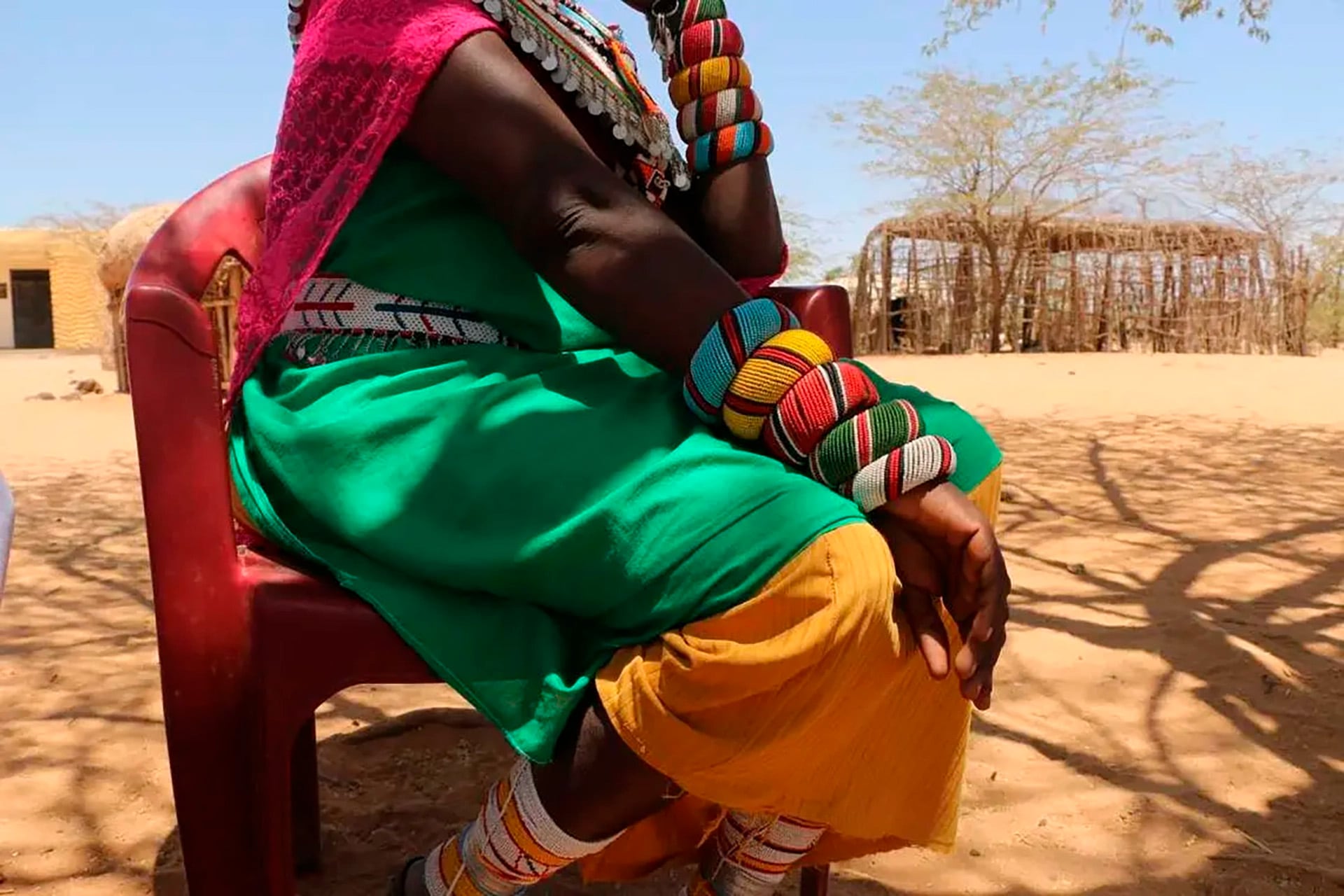 Umoja, la aldea de mujeres en Kenia, prohíbe la entrada a hombres y promueve la autonomía femenina Crédito: OCHA/Joy Maingi