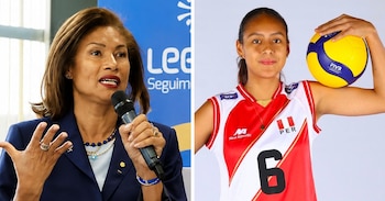 Cecilia Tait mostró su admiración por figura de la selección peruana sub 17 de vóley y le dio sincero consejo para el futuro.
