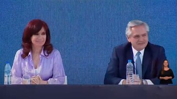 Cristina Kirchner y Alberto Fernández