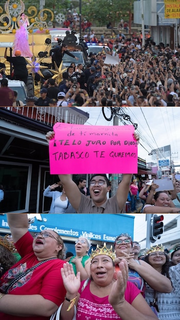 Decenas de miles de personas