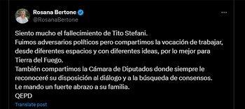 La publicación de la exgobernadora