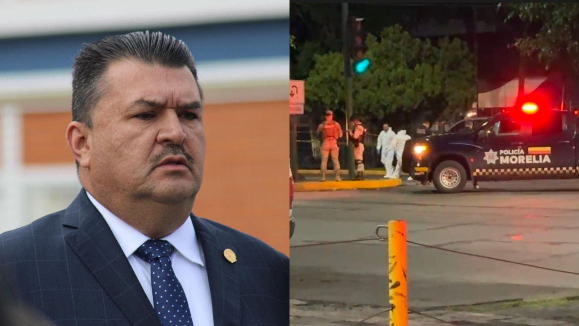 El excoordinador general de la Policía de Investigación de la FGE fue atacado a balazos mientras cenaba en la avenida Acueducto de Morelia. (@Tipitapas/Facebook: Julio Meza)