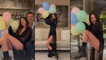 El impactante outfit de Isabel Macedo para celebrar sus 51 años rodeada de sus familiares y amigos