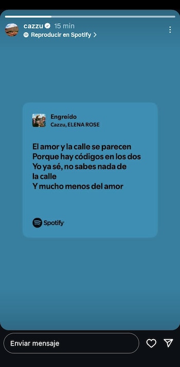 Cazzu reaparece en redes. (Captura