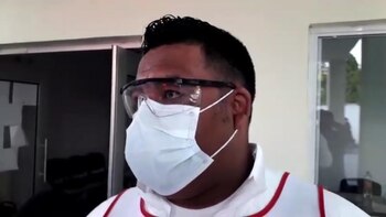 El paramédico Juan Carlos Fernández