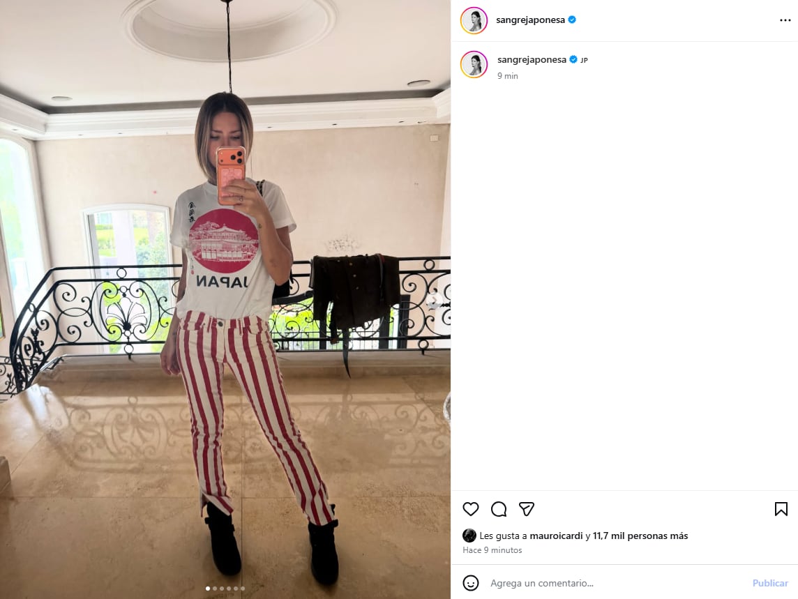 Las imágenes que la actriz compartió en Instagram despejaron las versiones sobre una crisis en la pareja