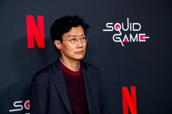 Director Hwang Dong-hyuk attends a special event for the television series Squid Game in Los Angeles, California, U.S. November 8, 2021. REUTERS/Mario Anzuoni
