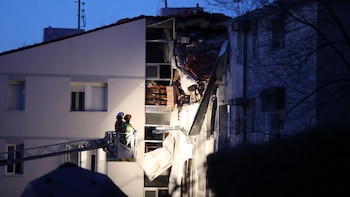 Vecinos desalojados y una obra