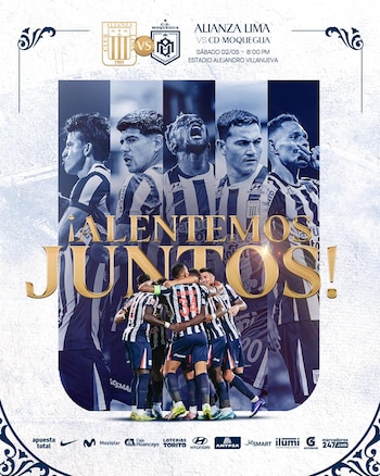 Alianza Lima se alista para su siguiente duelo: el rival será CD Moquegua.