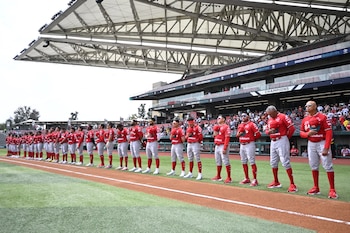 La serie inaugural de la LMB 2026 comprende tres partidos consecutivos, programados del 16 al 18 de abril en la capital mexicana. (X/ @DiablosRojosMX)