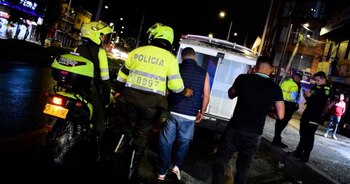 Comando nocturno en Bogotá. (Secretaría