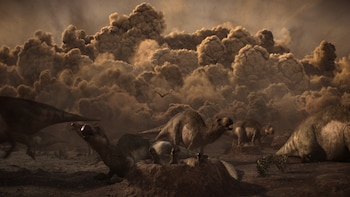 Imagen de 'Los dinosaurios', la serie documental de Netflix.