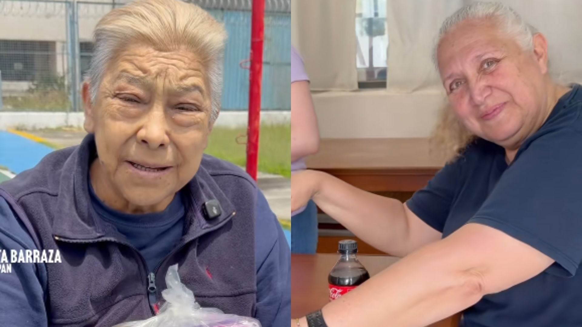 Juana Barraza y Sara Aldrete. (Capturas de pantalla)
