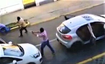 Empresario fue asaltado por delincuentes.