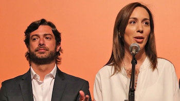 María Eugenia Vidal, junto a