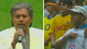 Los asistentes del estadio empezaron