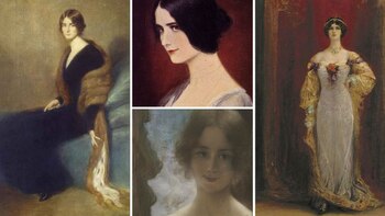 Cléo de Mérode, pintada: izquierda