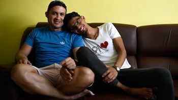 Jorge Alvarez y Daniel Landaeta