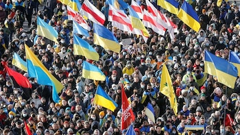 Familias ucranianas exigieron en Kiev el veto a una ley que permitiría declarar muertos a soldados desaparecidos