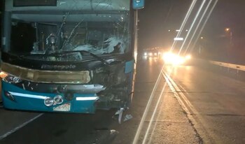 El accidente se registró al