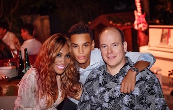 Nicole, Alexandre y Alberto de