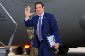 El secretario de Estado norteamericano, Marco Rubio (Eric Lee/Pool Photo vía AP)