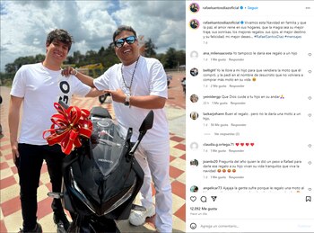 Rafael Santos presumió costoso regalo