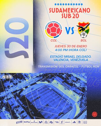 Afiche del partido de la