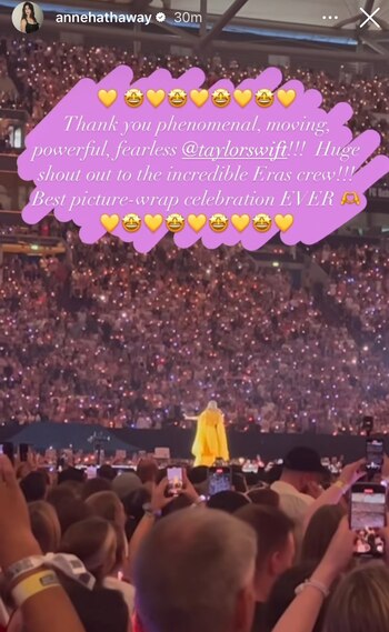 Anne Hathaway en el Eras