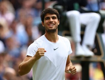 Alcaraz tras ganar en cuartos