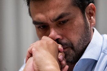 El candidato opositor a la