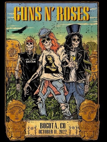 Afiche oficial del concierto de