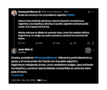 El mensaje de Emanuel Macron