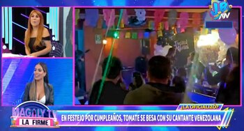 Vanessa López, expareja de Carlos 'Tomate' Barraza, comentó beso del cantante con su nueva pareja.