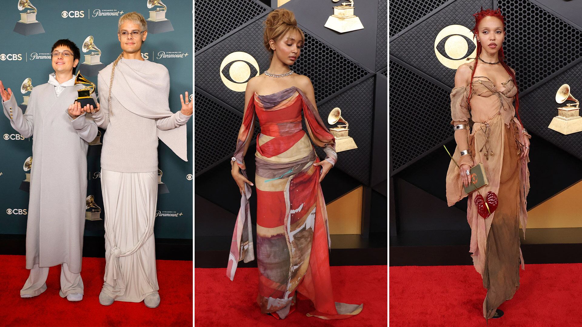 La moda y el glamour convergen en la alfombra roja de los Grammy (Fotos: Reuters)