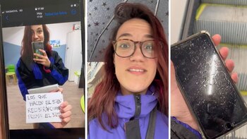 Virales- Se encontró un iphone tirado en plena tormenta