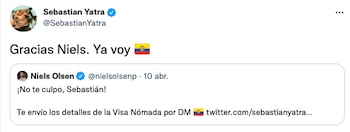 El ministro de Turismo Niels