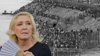 Marine Le Pen acusa al Gobierno de “alentar la entrada masiva de migrantes” y promete limitar la libre circulación en el espacio Schengen a “nacionales” europeos