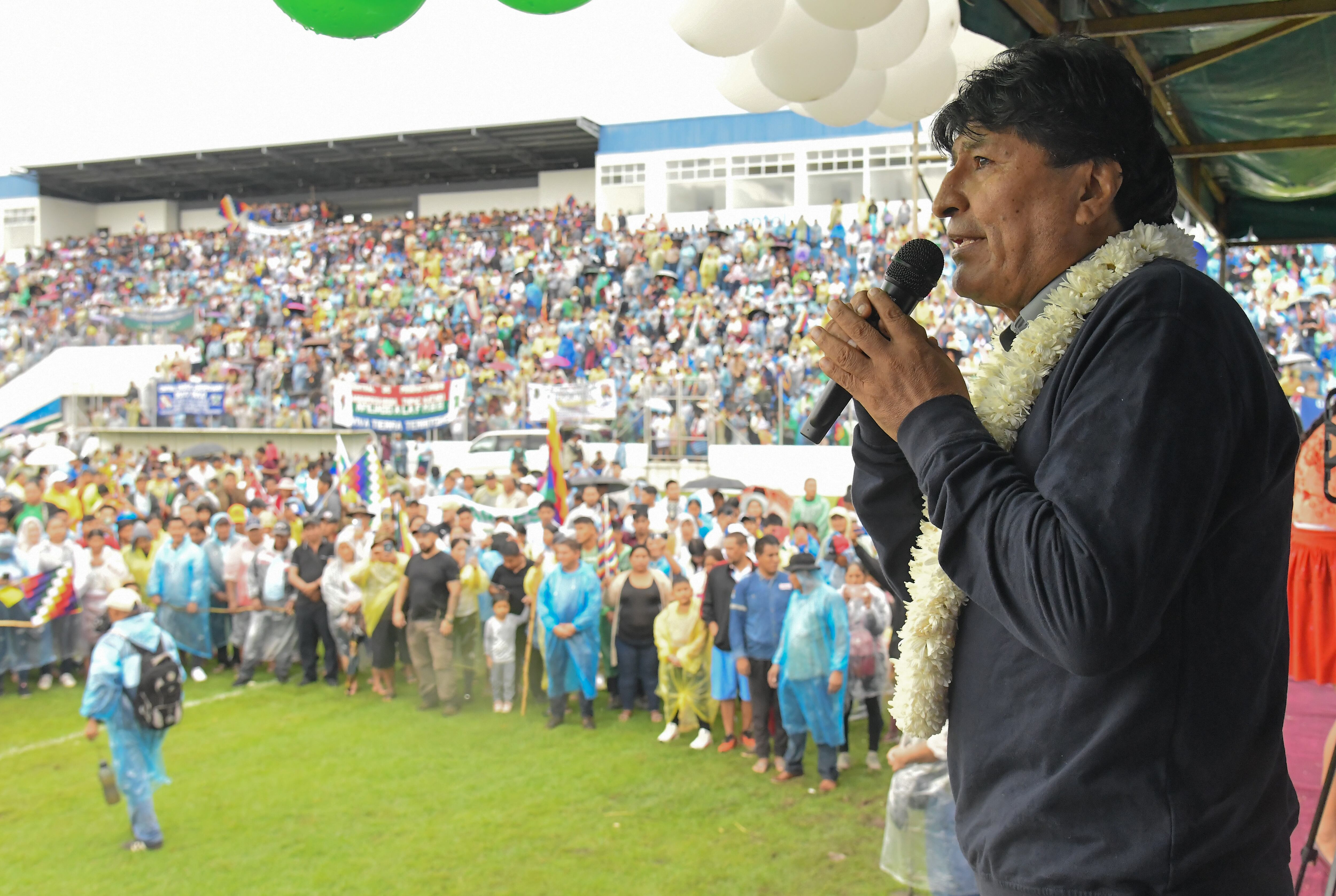 El expresidente de Bolivia Evo Morales (EFE/ Jorge Abrego)