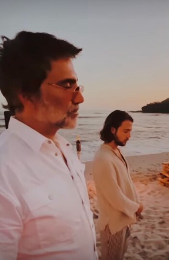 Así fue el momento íntimo