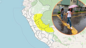 Senamhi emite alerta amarilla de