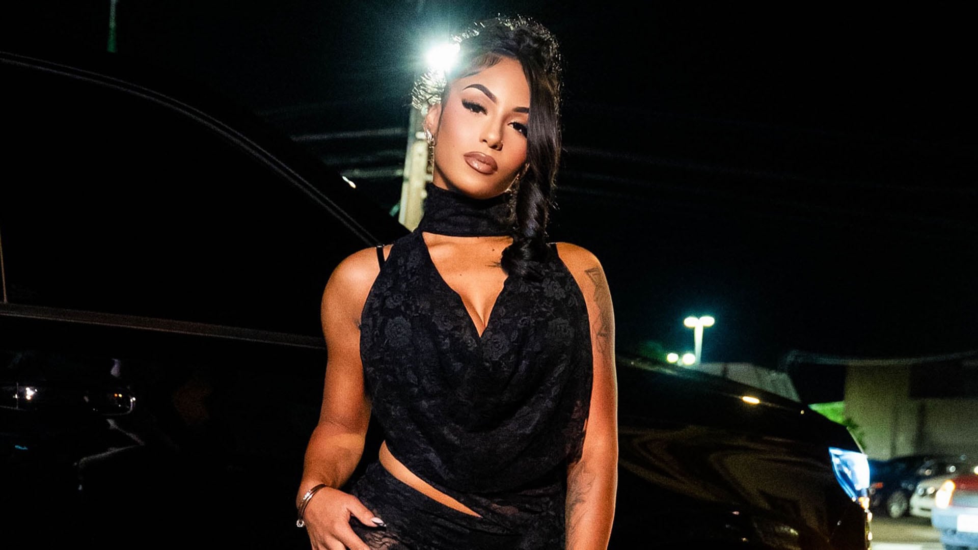 La influencer Ayzia J murió a los 22 años en un accidente automovilístico en la Ruta 55 de Nueva Jersey (@ayziajxo)