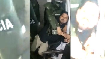 Video: denuncian que la Policía