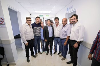 Axel Kicillof recorrida por Bragado