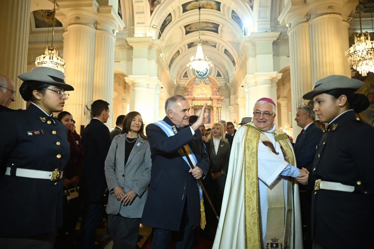 Osvaldo Jaldo en el Tedeum que se realizó en Tucumán