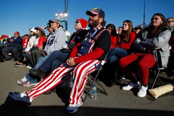 Simpatizantes de Trump en Butler,