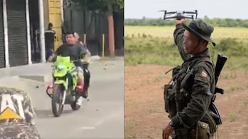 Ataque con drones explosivos contra estación de Policía en Ataco, Tolima, deja al menos dos uniformados heridos