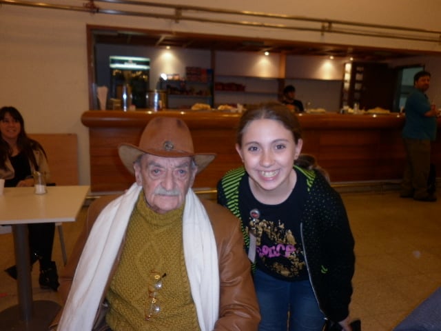 La Maga Caro junto a René Lavand