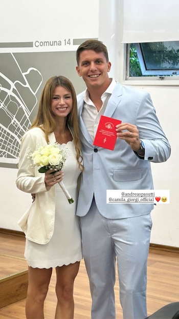 La emoción de Giorgi y